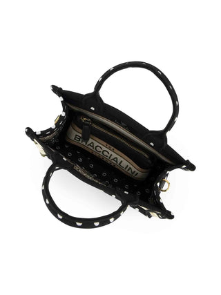 BORSA A MANO DONNA - BRACCIALINI BIANCO-NERO - B19281-TY 4