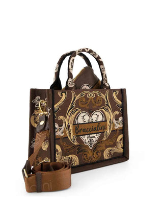 BORSA A MANO DONNA - BRACCIALINI MARRONE - B19281-TY 2