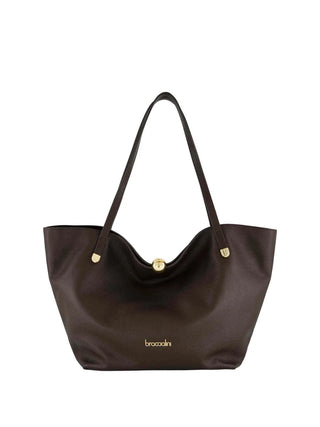 BORSA A SPALLA DONNA - BRACCIALINI MARRONE - B19430-PP