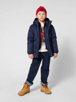 T-SHIRT BAMBINO - TIMBERLAND AVORIO - T61055 4