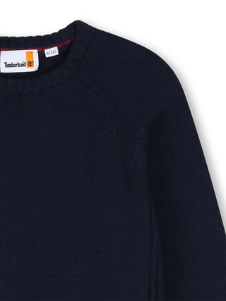 MAGLIONE BAMBINO - TIMBERLAND BLU - T61081 3