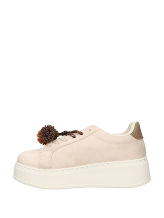 SNEAKERS DONNA - NINI BEIGE - 26BFB08 3