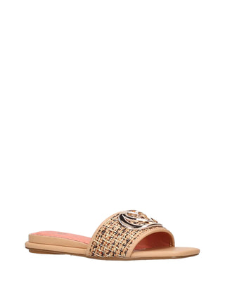 WOMEN'S FLAT SANDAL - BRACCIALINI GOLD - BR46 2