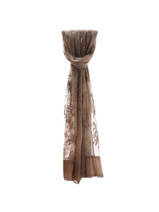 WOMEN'S SCARF - LUMBERJACK BROWN - C905