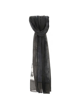 WOMEN'S SCARF - LUMBERJACK BLACK - C905