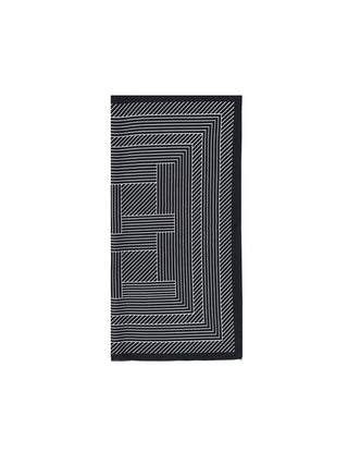 WOMEN'S SCARF - BLACK LUMBERJACK - E902