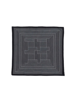 WOMEN'S SCARF - BLACK LUMBERJACK - E902 2