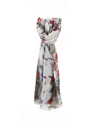 WOMEN'S SCARF - LUMBERJACK WHITE - E919