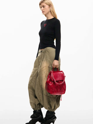 WOMEN'S BACKPACK - DESIGUAL RED - 26SAKP20 7