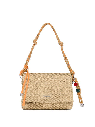 BORSA A SPALLA DONNA - DESIGUAL NATURALE - 26SAXO03