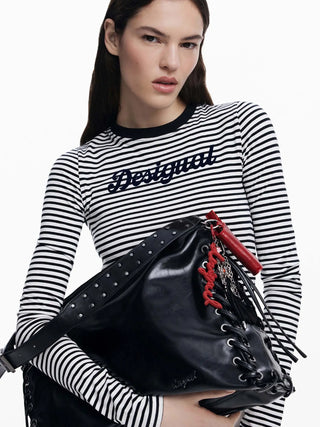 WOMEN'S SHOULDER BAG - DESIGUAL BLACK - 26SAXP86 6