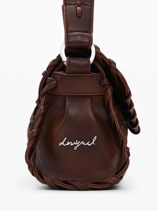 WOMEN'S HANDBAG - DESIGUAL BROWN - 26SAXPA2 4