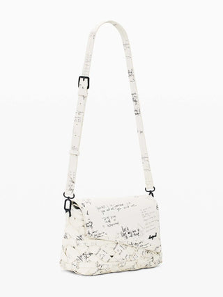 WOMEN'S HANDBAG - DESIGUAL WHITE - 26SAXPAJ 2