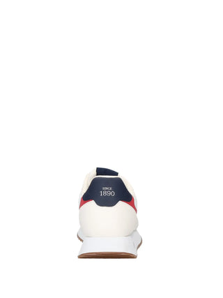 MEN'S SNEAKERS - US POLO ASSN. WHITE-RED - ALDEN001M/6NY1 5