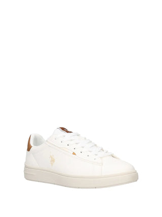 MEN'S SNEAKERS - US POLO ASSN. WHITE-LEATHER - ARIS001M/6YM1 2