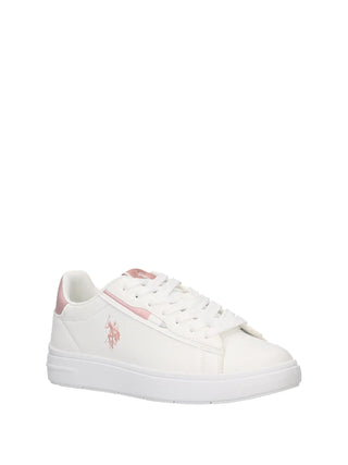 WOMEN'S SNEAKERS - US POLO ASSN. WHITE-PINK - ARIS002W/6YM1 2