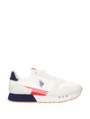 SNEAKERS UOMO - US POLO ASSN. BIANCO-BLU - DENI001M/6YH1 1