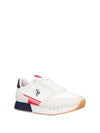 SNEAKERS UOMO - US POLO ASSN. BIANCO-BLU - DENI001M/6YH1 2