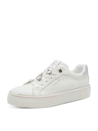 SNEAKERS DONNA - TAMARIS BIANCO-ARGENTO - 1-23751-44 3
