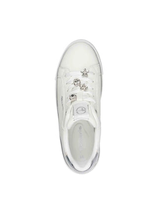 SNEAKERS DONNA - TAMARIS BIANCO-ARGENTO - 1-23751-44 6