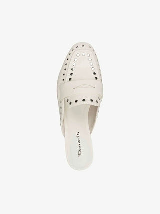 WOMEN'S MULES - TAMARIS WHITE - 1-27300-46 2