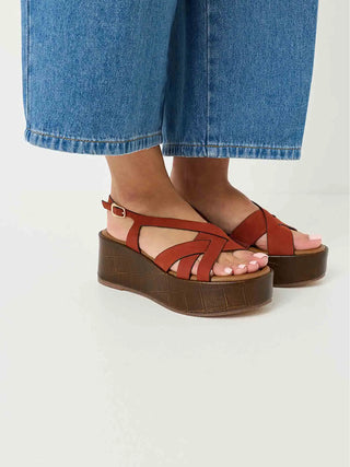 WOMEN'S SANDAL - TAMARIS RED - 1-28380-46 6
