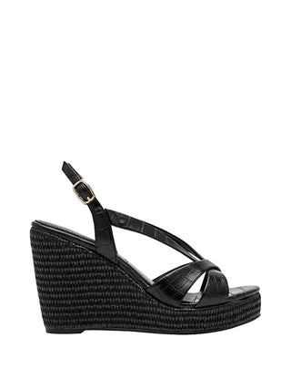WOMEN'S SANDAL - TAMARIS BLACK - 1-28381-46 1