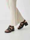 WOMEN'S SANDAL - TAMARIS BLACK - 1-28703-46 6