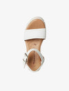 WOMEN'S SANDAL - TAMARIS WHITE - 1-28712-42 4
