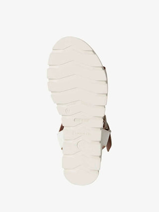 WOMEN'S SANDAL - TAMARIS WHITE - 1-28712-42 5