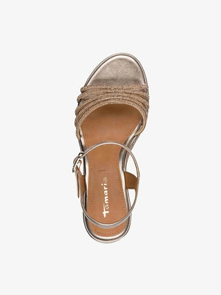 WOMEN'S SANDAL - TAMARIS BRONZE - 1-28725-46 4