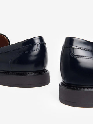 MEN'S LOAFER - BLACK GIARDINI BLUE - E500600U 4