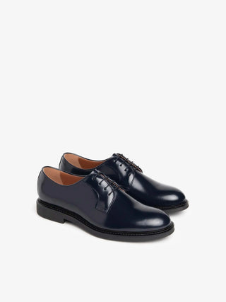 MEN'S LACE-UP SHOES - BLACK GIARDINI BLUE - E500601U 2