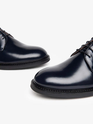 MEN'S LACE-UP SHOES - BLACK GIARDINI BLUE - E500601U 3