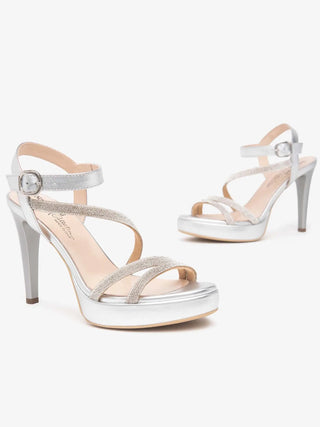 WOMAN'S SANDAL - NERO GIARDINI SILVER - E513150DE 3