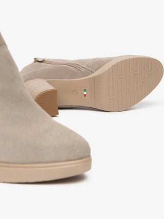 WOMEN'S ANKLE BOOT - NERO GIARDINI BEIGE - E615081D 4