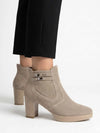 WOMEN'S ANKLE BOOT - NERO GIARDINI BEIGE - E615081D 5