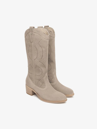 WOMEN'S BOOT - NERO GIARDINI BEIGE - E615122D 2