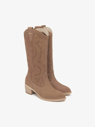 WOMEN'S BOOT - NERO GIARDINI BROWN - E615122D 2
