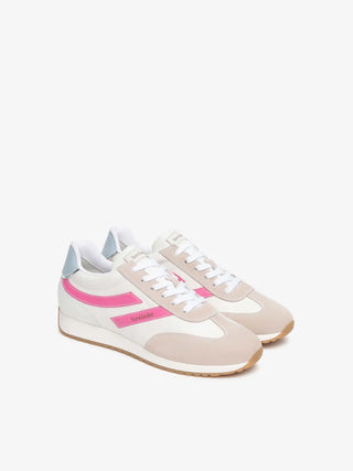 WOMEN'S SNEAKERS - NERO GIARDINI WHITE-PINK - E615164D 2