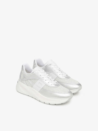 WOMEN'S SNEAKERS - NERO GIARDINI SILVER - E615183D 2