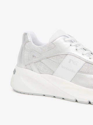 WOMEN'S SNEAKERS - NERO GIARDINI SILVER - E615183D 3