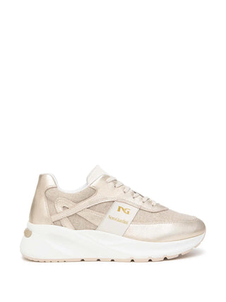 WOMEN'S SNEAKERS - NERO GIARDINI BEIGE - E615183D