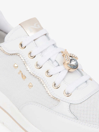 WOMEN'S SNEAKERS - NERO GIARDINI WHITE - E615202D 3