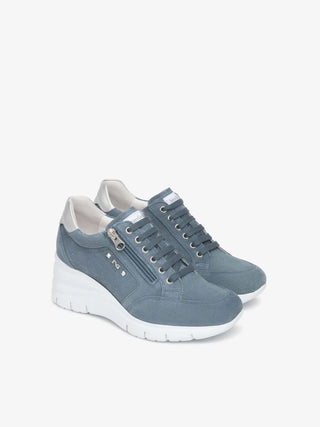WOMEN'S SNEAKERS - NERO GIARDINI BLUE - E615220D 2