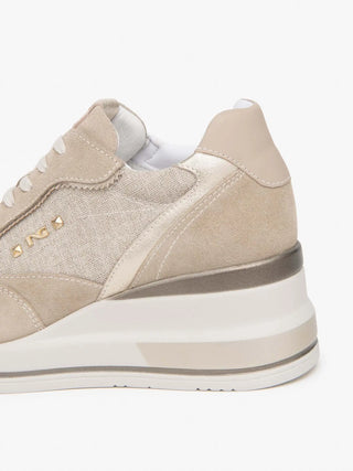 SNEAKERS DONNA - NERO GIARDINI CAMEL - E615230D 3