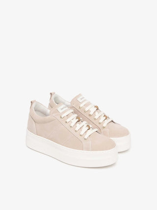 WOMEN'S SNEAKERS - NERO GIARDINI WHITE-PINK - E615310D 2