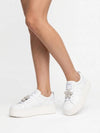 WOMEN'S SNEAKERS - NERO GIARDINI WHITE - E615311D 5