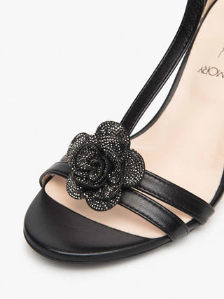 WOMEN'S SANDAL - NERO GIARDINI BLACK - E615642DE 3
