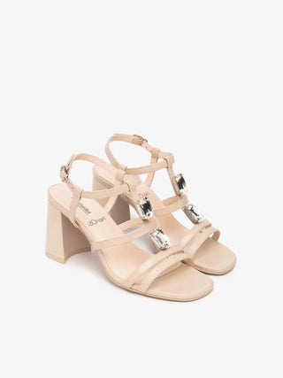 WOMEN'S SANDAL - NERO GIARDINI BEIGE - E615710D 2